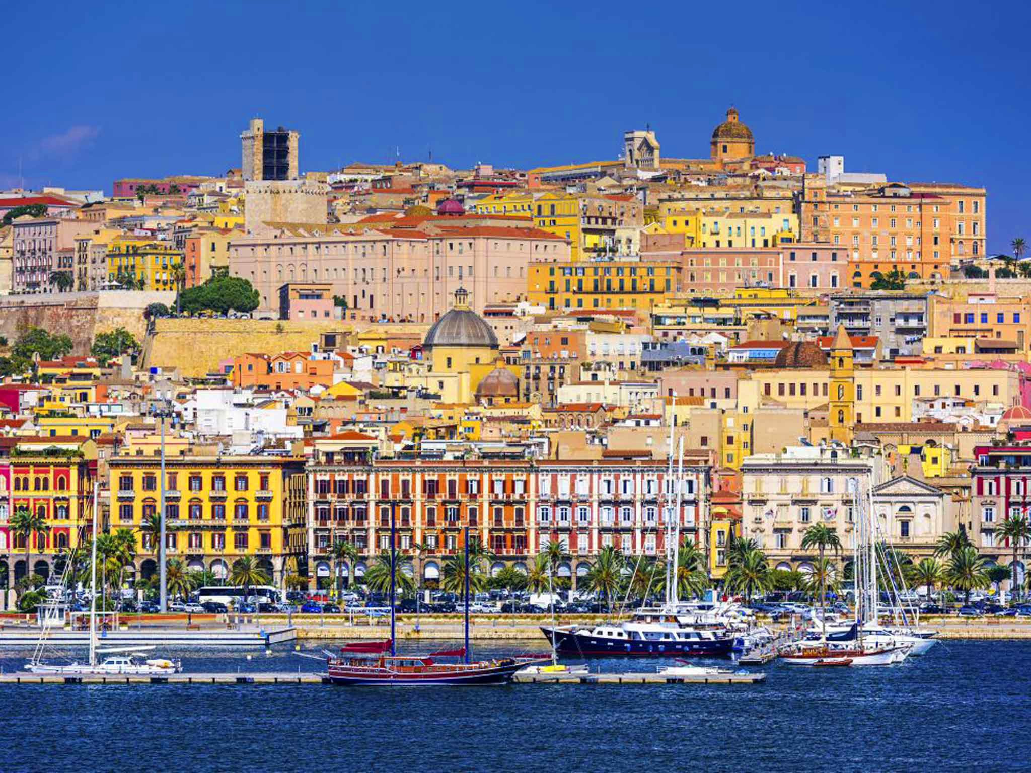 Cagliari, Italy Cityscape